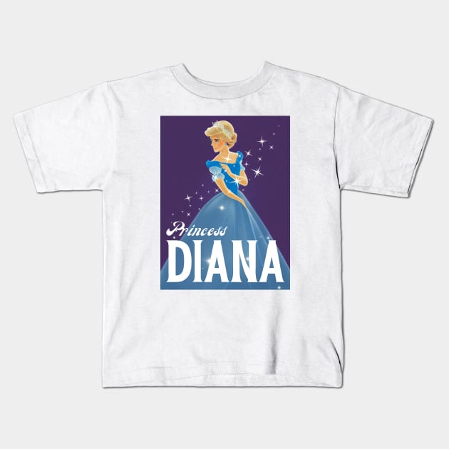 Diana - Fairy Tale Princess II - Princess Diana Kids T-Shirt by Fenay-Designs